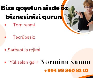 ofisiant azərbaycan dilində: Marketoloq tələb olunur, Onlayn iş, İstənilən yaş, Təcrübəsiz