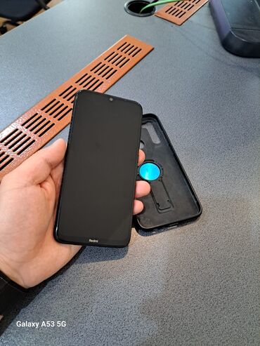 vinil telefon ucun: Xiaomi Redmi Note 8, 128 ГБ, цвет - Черный, 
 Сенсорный, Отпечаток пальца, Беспроводная зарядка