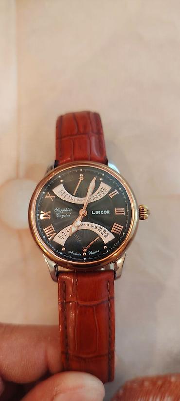 ulysse nardin saat: Orijinal Lincor UNI 1005S5L5 kişi qol saatı (Rusiya istehsalı) - — 2