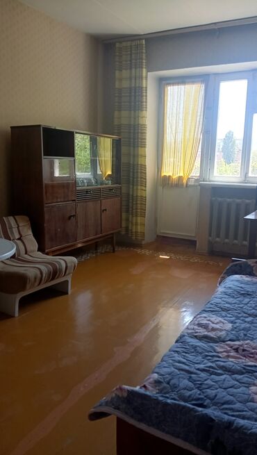 квартира сдается аламедин 1: 2 комнаты, 46 м², Индивидуалка, 4 этаж, Старый ремонт