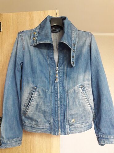 джинсы обмен: Джинсовая куртка, Осень-весна, S (EU 36)
