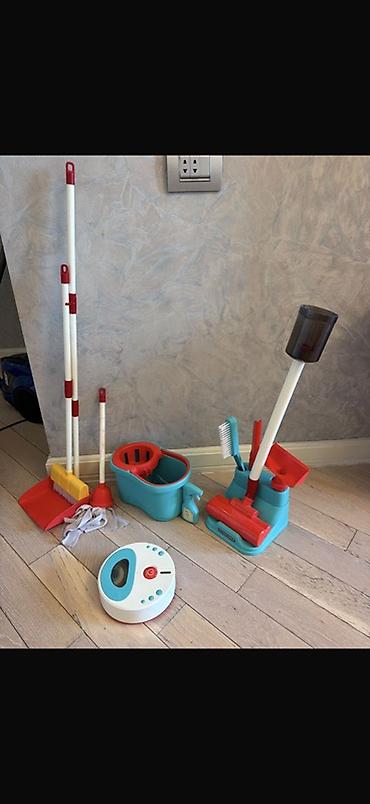 sup 400: Uşaq üçün təmizlik oyuncaqları dəsti - Komplekt: mop və vedrə — 1
