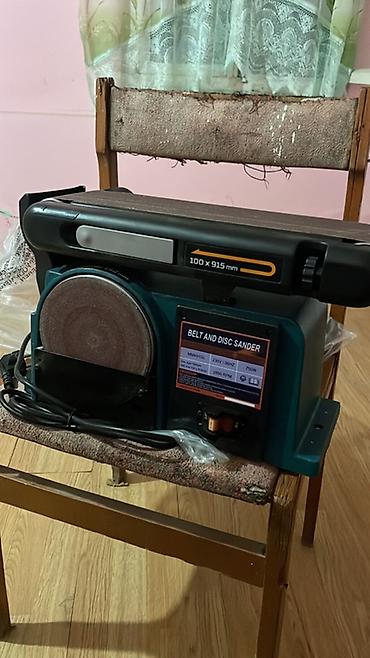 elektrikli əl alətləri: Kəmər və diskli zımpara aparatı - Model: Belt and Disc Sander (etiket — 1