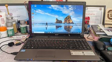 асер е 15: Ноутбук, Acer, 4 ГБ ОЗУ, Intel Core i3, 15.6 ", Б/у, Для работы, учебы, память HDD