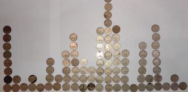 Sikkələr: Монеты СССР: 10 копеек В наличии монеты этих годов: 1961, 1962
