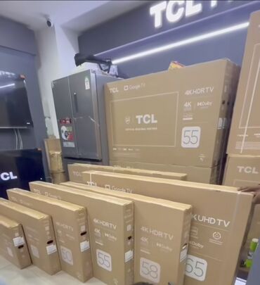 Televizorlar: Yeni Televizor TCL Led 55" 4K (3840x2160), Pulsuz çatdırılma