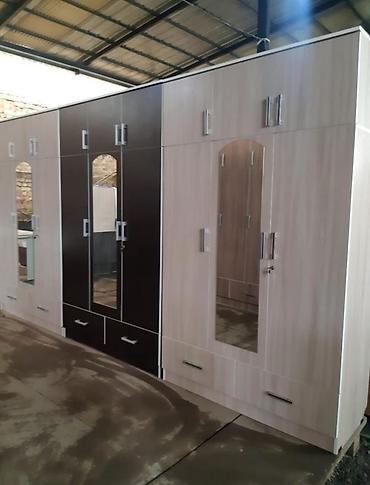 Шифоньеры, шкафы для одежды: Шкаф без зеркало Шкафы из российского ламината Шкаф с зеркалом — 5