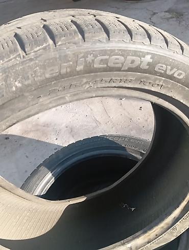 Шины: Шины R 18, Зима, Б/у, Легковые, Hankook — 2