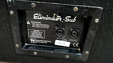 jbl monitor: Bir cüt sub satılır. Qutu original EV eliminatordu. İçi isə original — 5