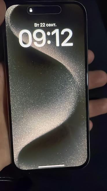 рассрочка телефон: IPhone 15 Pro, Б/у, 256 ГБ, Natural Titanium, Чехол, 83 % — 6
