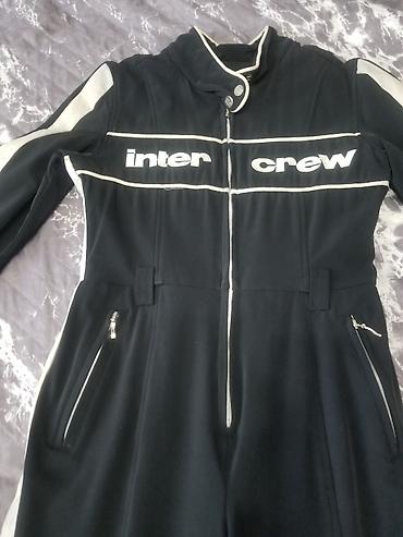 Мотоэкипировка: Комбинезон Intercrew (racing style) - Цвет: черный с белыми вставками — 6