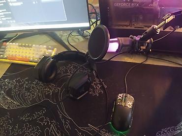 Masaüstü kompüterlər və iş stansiyaları: Oyun və yayım üçün tam masaüstü kompüter dəsti Güclü oyun PC-si və — 3