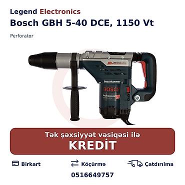 perfarator: Elan başlığı: Perforator Bosch GBH 5-40 DCE, 1150 Vt Perforator Bosch — 1