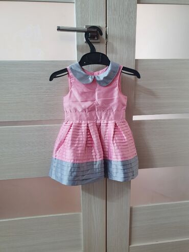розовое платье с: Детское платье, цвет - Розовый