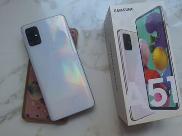 скупка продажа телефонов: Samsung A51, Новый, 128 ГБ, цвет - Белый, 2 SIM