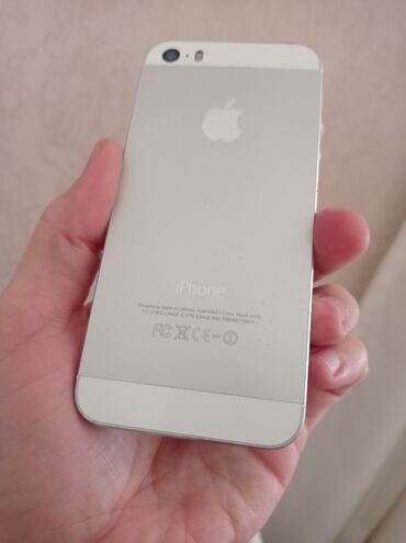 iphone 5s kabro: IPhone 5s | 16 GB Gümüşü | Qırıq, Barmaq izi