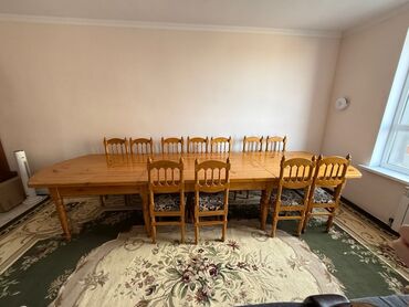 прихожки для дома: Конок бөлмөсү үчүн үстөл жана отургуч, түсү - Сары