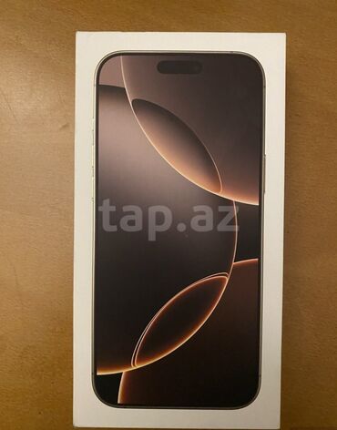 xs max 256: IPhone 16 Pro Max, 256 GB, Qızılı, Face ID, Sənədlərlə