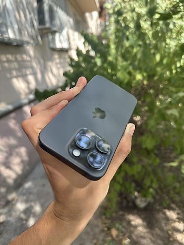iphone cs max: IPhone 15 Pro, Б/у, 256 ГБ, Black Titanium, 81 % — 2