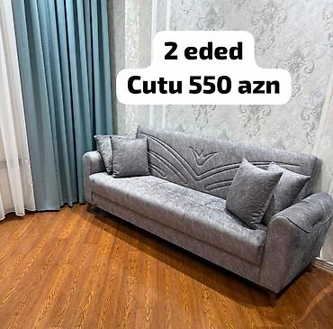 Divanlar: Tek tek sarilmir, tek divan iki eded cutu 550 azn, acilan ve — 1
