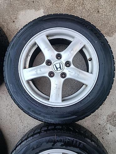 step wgn: Комплект из 4 колес Honda: оригинальные литые диски с шинами. - — 5