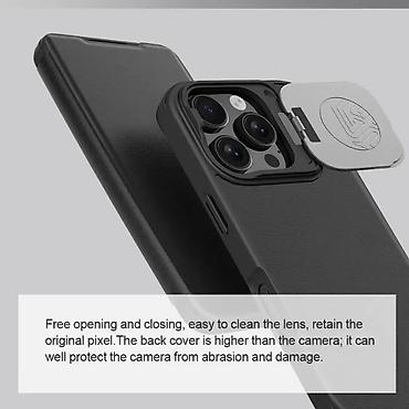 kengur uzice: Maska Nillkin Qin Prop za iPhone 16 Pro 6.3 crna. Uz brzu dostavu i — 9