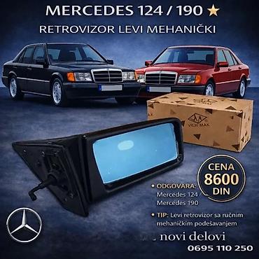 Retrovizori: MERCEDES 124 190 RETROVIZOR DESNI POLOVAN | Retrovizor mercedes 124 — 2