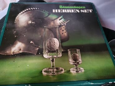 Čaše: Case nove za pivo i zestoko pice Zinnmunsen Nemacka 70,80te. Set za — 9
