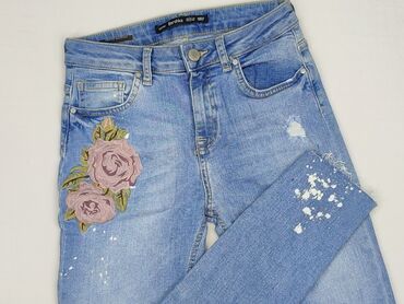 Bershka, Jeansy damskie, XS