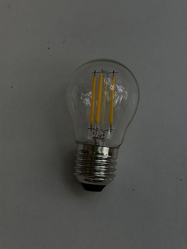 мини лампочка: 4 watt Светодиодная лампа «филамент» в стеклянной колбе - Цоколь: E27 — 1