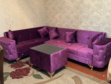 диван с подушками: Новый, Угловой диван, Диван, С подъемным механизмом, Раскладной