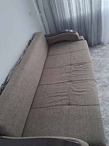 sofa: Прямой диван-кровать в современном стиле - Обивка: износостойкая — 1