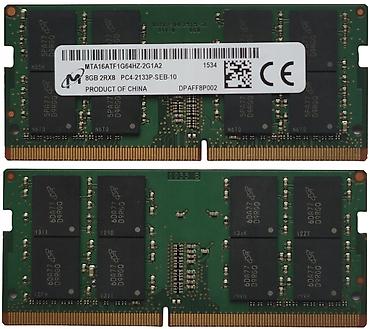 рам: Micron laptop yaddaş modulu – SO-DIMM - Model: MTA16ATF1G64HZ-2G1A2 - — 1