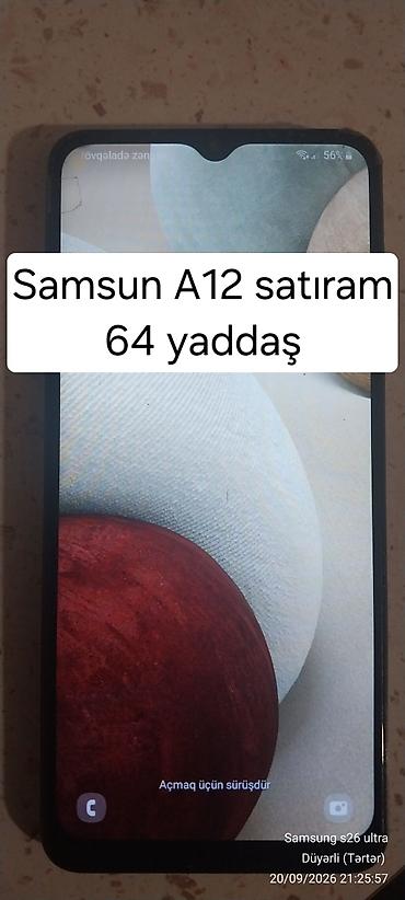 televizoru smart eden aparat: Samsung Galaxy A12, 64 GB, İki sim kartlı — 1
