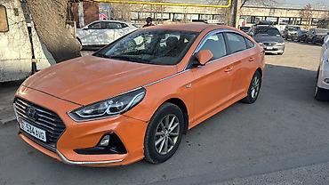 авто матарист: Hyundai Sonata, оранжевый седан (рестайлинг) Сдаю в аренду под такси — 2