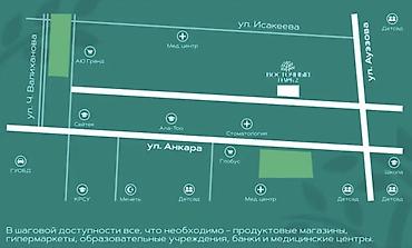 Продажа квартир: 2 комнаты, 72 м², Элитка, 9 этаж, ПСО (под самоотделку) at lalafo.kg — 5 Продажа квартир: 2 комнаты, 72 м², Элитка, 9 этаж, ПСО (под самоотделку) — 5