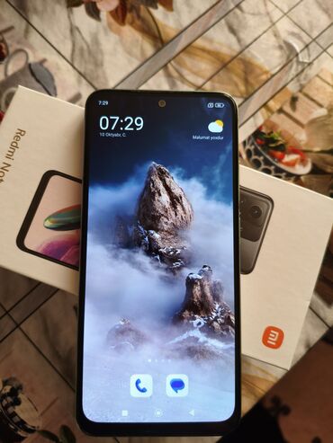 Qazanlar: Redmi 12, 256 GB, rəng - Göy, Barmaq izi