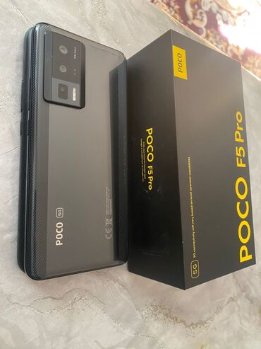 телефоны poco m5: Poco F5 Pro, Колдонулган, 512 ГБ, түсү - Кара, 2 SIM