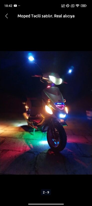 Motonəqliyyat: Salam Mon moped 80-kub təcili satılır. kredit və barter mümkündür