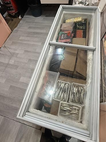 Sürgülü şüşə qapaqlı dondurucu vitrin - Tip: üfüqi tipli vitrin