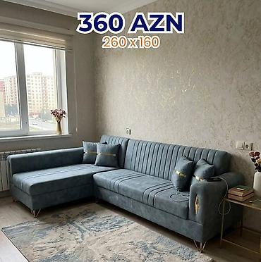 Divan və kreslo dəstləri: Məhsul: Künc divan dəstləri - Ölçülər: 280 × 200 sm (şəkildə qeyd — 3