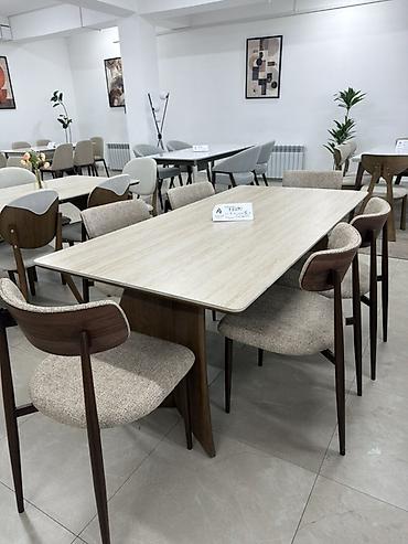 study table: Обеденный гарнитур в современном сканди-стиле Состав: - Стол — 2