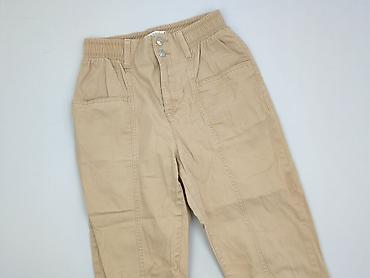 czarne cargo pull and bear: Denim, Spodnie materiałowe damskie, rozmiar M — 1