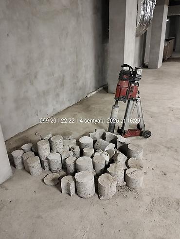 KAROT: 050-220-08-78 Beton və dəmir-beton konstruksiyalarda karot