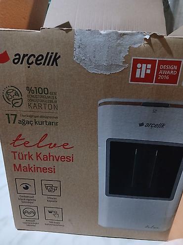 avto magnitafon: Arçelik Telve Türk Qəhvəsi Maşını – model K 3300 (rəng: ağ) — 1