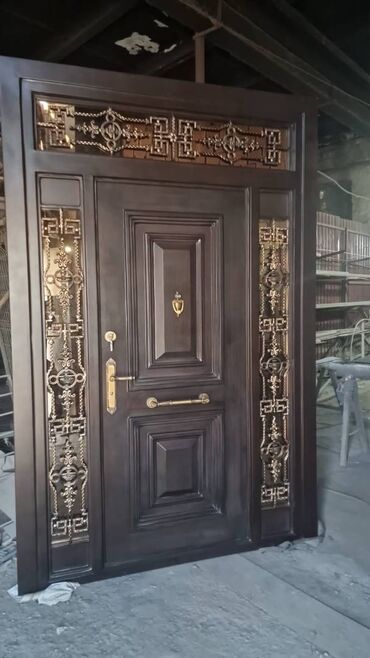 Həyət darvazaları: Seyf qapilari və Otaq qapıları istənilən ölçüyə və zövqə uyğun — 2