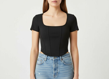 dave gahan t shirty: H&M Divided, Топ жіночий, розмір S