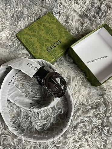 Жеке буюмдар: Кайыш, Gucci, Материалы: Нукура булгаары, Унисекс, Жаңы — 1