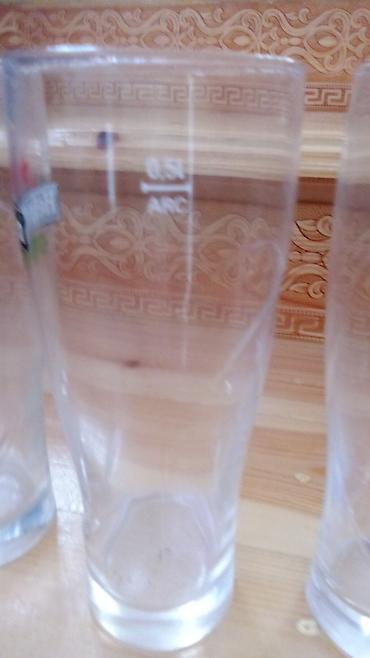 samovar 5l: Stəkanlar, Şüşə, 8 ədədli dəst, 500 ml — 2