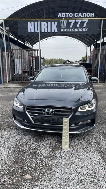 расрочка машина бишкек: Hyundai Grandeur: 2018 г., 3 л, Автомат, Газ, Седан